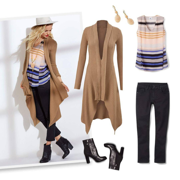 Beautiful cabi Fall 2016 Underline Blouse NEW ♥ - Picture 6 of 7